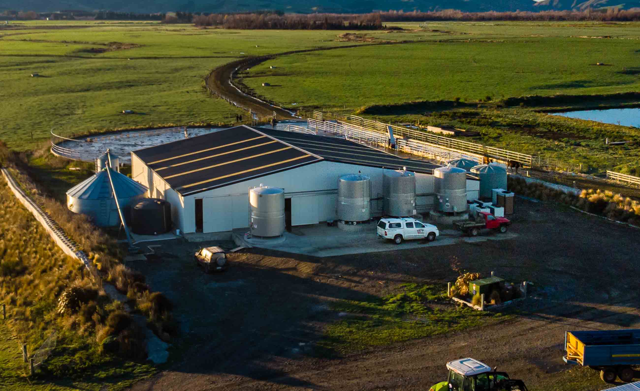 farm buildings nz, cow shed, milking station