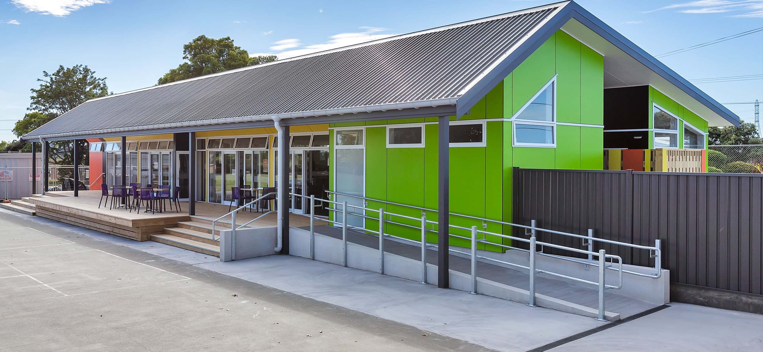 new school building construction, steel shed systems